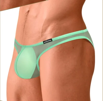 Transparent Strap Mesh Brief - Image 8